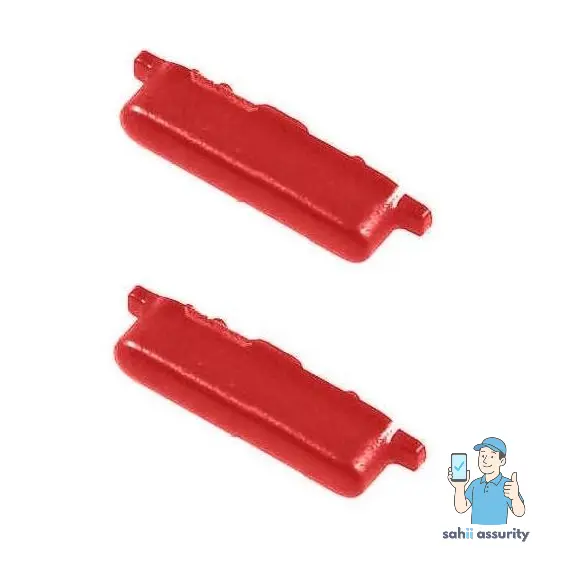 Volume Side Button Outer for Motorola Edge 50 Neo Red